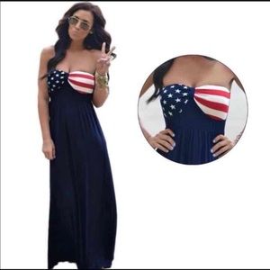 Patriotic Maxi Dress